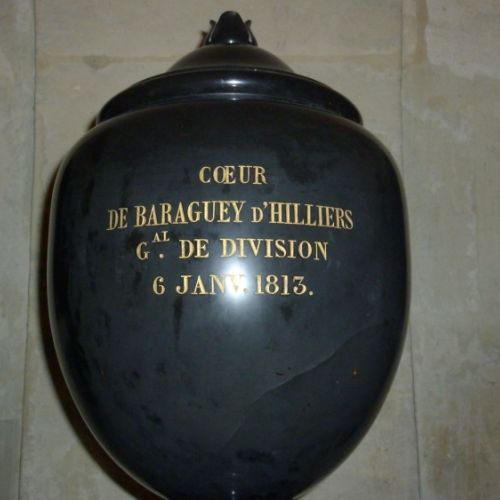 Urne du cœur de Louis BARAGUEY d’HILLIERS en la cathédrale Saint-Louis des Invalides (Paris) © MCP