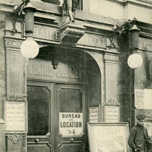 Le théâtre Déjazet 41 bd du Temple © http://www.dejazet.com/dejazet-historique/le-seul-theatre-rescape/