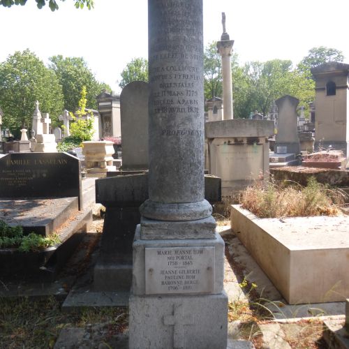 Sépulture de BERGE, baron BEAUDIRE au cimetière du Montparnasse © MCP