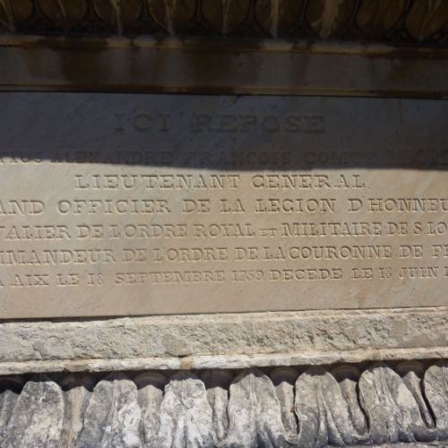 Sépulture de Miollis au cimetière Saint-Pierre d’Aix-en-Provence © MCP