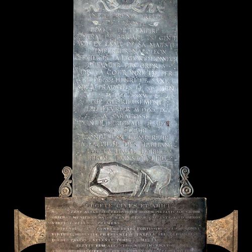 Carditaphe de LACOSTE André Bruno de FRÉVOL de © Rama